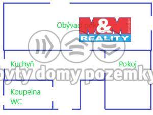 Pronájem bytu 2+1, Teplá, Školní, 51 m2