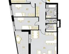 Pronájem bytu 4+kk, Praha - Jinonice, Na pomezí, 113 m2