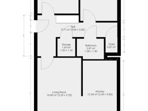Pronájem bytu 3+kk, Praha - Krč, Kovařovicova, 68 m2