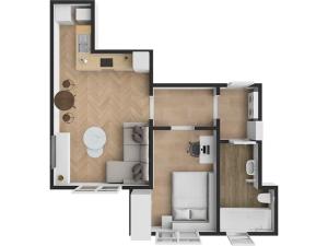 Pronájem bytu 2+kk, Praha - Vršovice, Minská, 45 m2