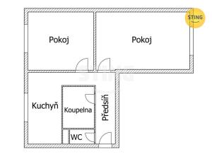 Prodej bytu 2+1, Ostrava - Poruba, Opavská, 59 m2