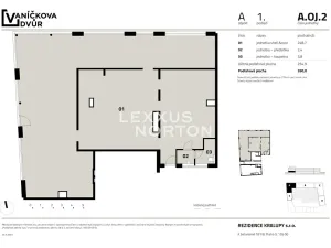 Pronájem obchodního prostoru, Kralupy nad Vltavou, Husova, 260 m2
