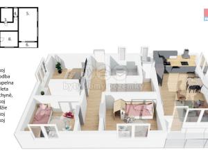 Prodej bytu 4+kk, Slabce, 75 m2