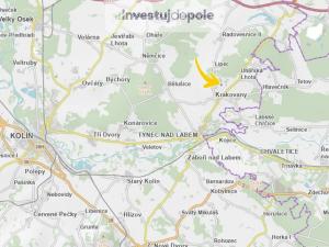 Prodej pole, Krakovany, 3451 m2