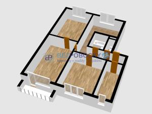Prodej bytu 3+1, Hodonín, třída Bří Čapků, 73 m2