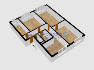 Prodej bytu 3+1, Hodonín, třída Bří Čapků, 73 m2