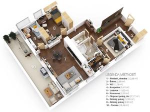 Pronájem bytu 4+kk, Mladá Boleslav, Zalužanská, 96 m2