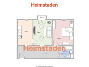 Pronájem bytu 2+1, Ostrava - Poruba, Budovatelská, 62 m2