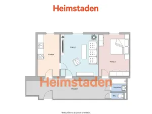 Pronájem bytu 2+1, Havířov - Město, U Lesa, 60 m2