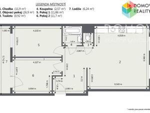 Prodej bytu 3+kk, Loděnice, Za GZ, 64 m2