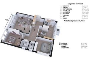 Prodej bytu 3+1, Olomouc, Zamykalova, 82 m2