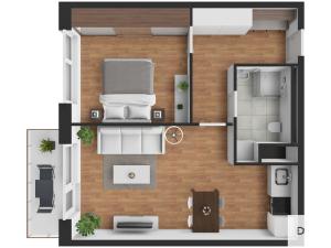 Pronájem bytu 2+kk, Chrudim, V Hliníkách, 48 m2