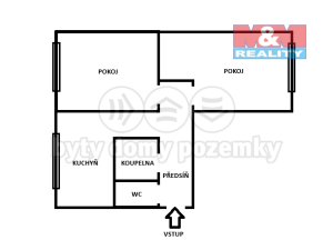 Prodej bytu 2+1, Karviná - Ráj, Borovského, 55 m2