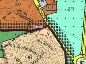 Prodej pozemku pro bydlení, Praha - Vršovice, Výstupní, 1113 m2
