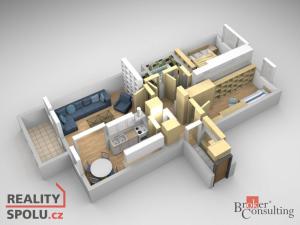 Prodej bytu 3+kk, Praha - Hostivař, Vajdova, 68 m2