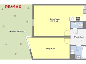 Prodej bytu 2+kk, Praha - Dolní Počernice, Černodolská, 59 m2