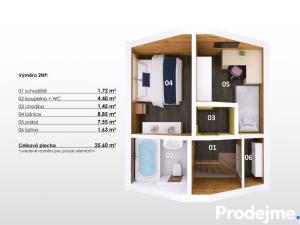 Prodej rodinného domu, Pozořice, Spodní Kopec, 65 m2
