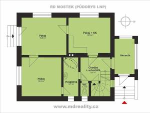 Prodej vícegeneračního domu, Mostek, 140 m2