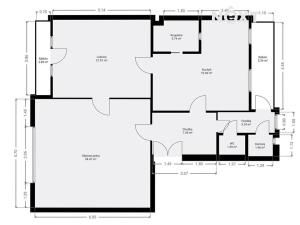 Prodej bytu 2+1, Pardubice, Za Pasáží, 92 m2
