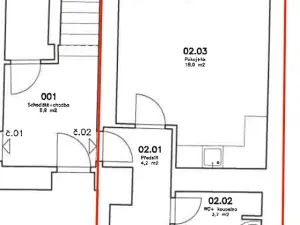 Prodej bytu 2+kk, Plzeň, Jablonského, 43 m2