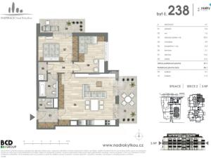 Prodej bytu 3+kk, Praha - Vysočany, Ivana Hlinky, 86 m2
