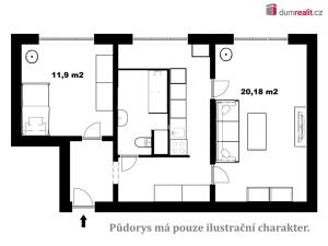 Pronájem bytu 2+1, Český Krumlov - Plešivec, Sídliště Plešivec, 57 m2