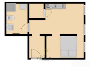 Pronájem bytu 1+kk, Brno - Královo Pole, Palackého třída, 42 m2
