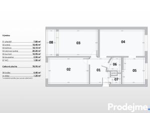 Prodej bytu 3+1, Praha - Kamýk, Zárubova, 84 m2