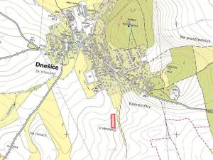 Prodej pole, Dnešice, 3831 m2