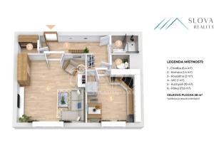 Prodej bytu 1+1, Kopřivnice, Francouzská, 38 m2
