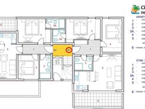 Prodej bytu 3+kk, Novalja, Chorvatsko, 65 m2
