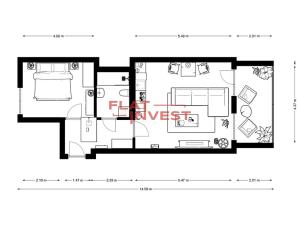 Prodej bytu 2+kk, Praha - Žižkov, Olgy Havlové, 60 m2