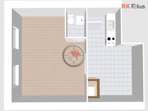 Pronájem bytu 2+kk, Moravské Budějovice, nám. ČSA, 40 m2
