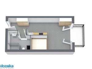 Pronájem bytu 1+kk, Lanškroun - Ostrovské Předměstí, Vančurova, 27 m2