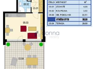 Pronájem bytu 1+kk, Praha - Kyje, Sicherova, 31 m2