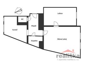 Pronájem bytu 2+1, Opava - Předměstí, Nákladní, 58 m2