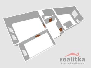 Pronájem bytu 2+1, Opava - Předměstí, Nákladní, 58 m2
