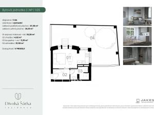 Prodej bytu 1+kk, Praha - Liboc, Jenečská, 21 m2