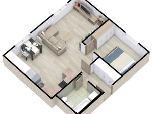Pronájem bytu 2+kk, Varnsdorf, Kostelní, 47 m2