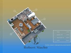 Pronájem bytu 2+kk, Praha - Modřany, Mezi vodami, 50 m2