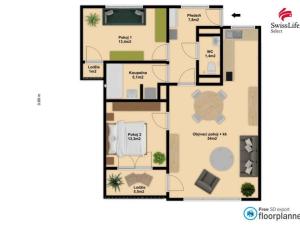 Prodej bytu 3+kk, Praha - Záběhlice, Švehlova, 75 m2