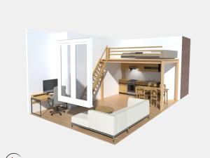Pronájem bytu 1+kk, Ostrava, Palackého, 29 m2
