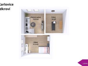 Prodej rodinného domu, Kostelec u Holešova - Karlovice, 126 m2