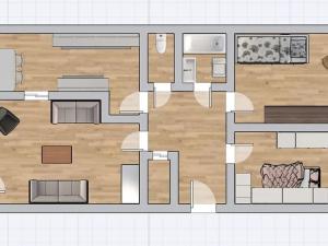 Pronájem bytu 3+1, Praha - Čimice, Křivenická, 72 m2