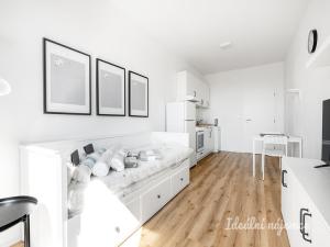 Pronájem bytu 1+kk, Praha - Kyje, Za černým mostem, 24 m2