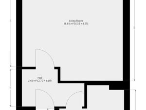 Pronájem bytu 1+kk, Praha - Černý Most, Rudolfa Holeky, 27 m2