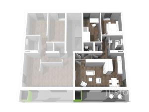 Pronájem bytu 3+kk, Písek - Hradiště, Cihlářská, 83 m2