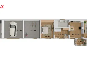 Prodej rodinného domu, Židovice, 86 m2