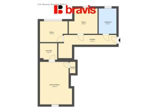 Prodej bytu 3+kk, Brno - Veveří, Bayerova, 60 m2