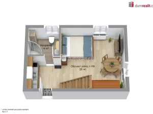 Prodej bytu 2+kk, Merklín - Pstruží, 41 m2